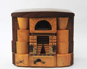 1992 Po Shun Leong Landscape Architectural Wood Box Sculpture