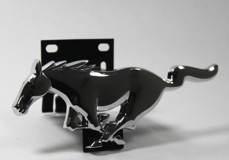 Ford Mustang Chrome Hood Ornament With Bracket NOS NIB Etsy