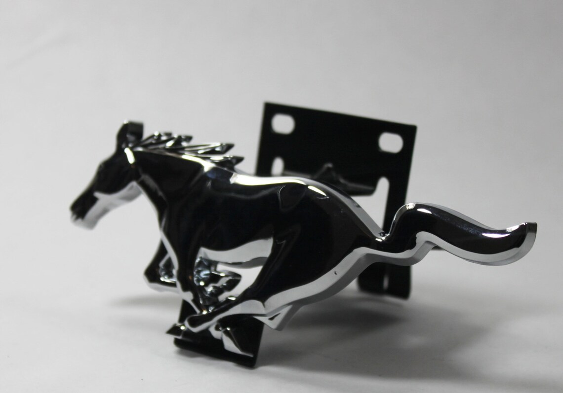 Ford Mustang Chrome Hood Ornament With Bracket NOS NIB Etsy