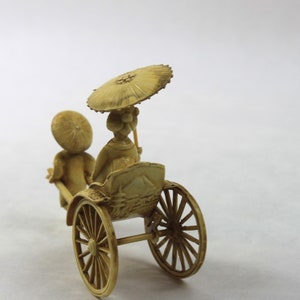 1940s Japan Celluloid Man Pulling Rickshaw With Geisha - Etsy