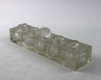 Rene Lalique La Renommee D'Orsay Glass Perfume Sampler