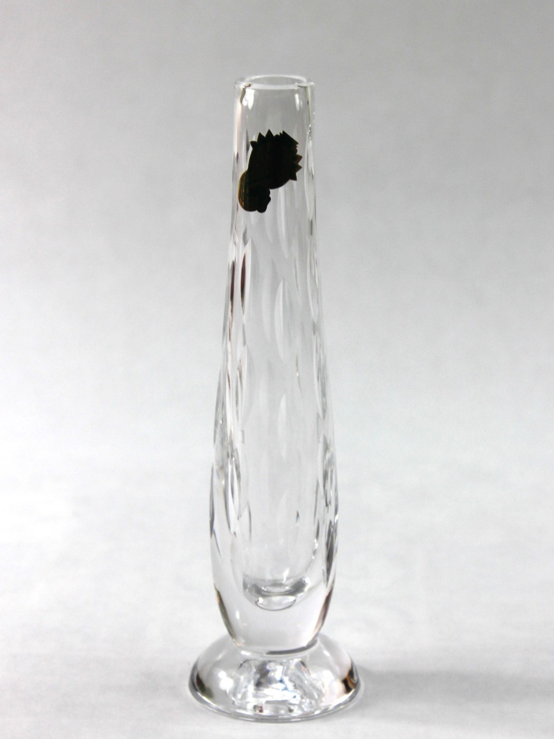 Waterford Ardan Enis Cut Crystal Clear Bud Vase Retired Vintage Etsy