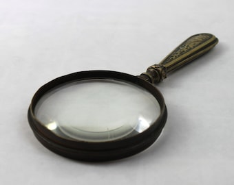 Early 20th C Tiffany Studios New York Antique Bronze Grapevine 903 Reading Glass