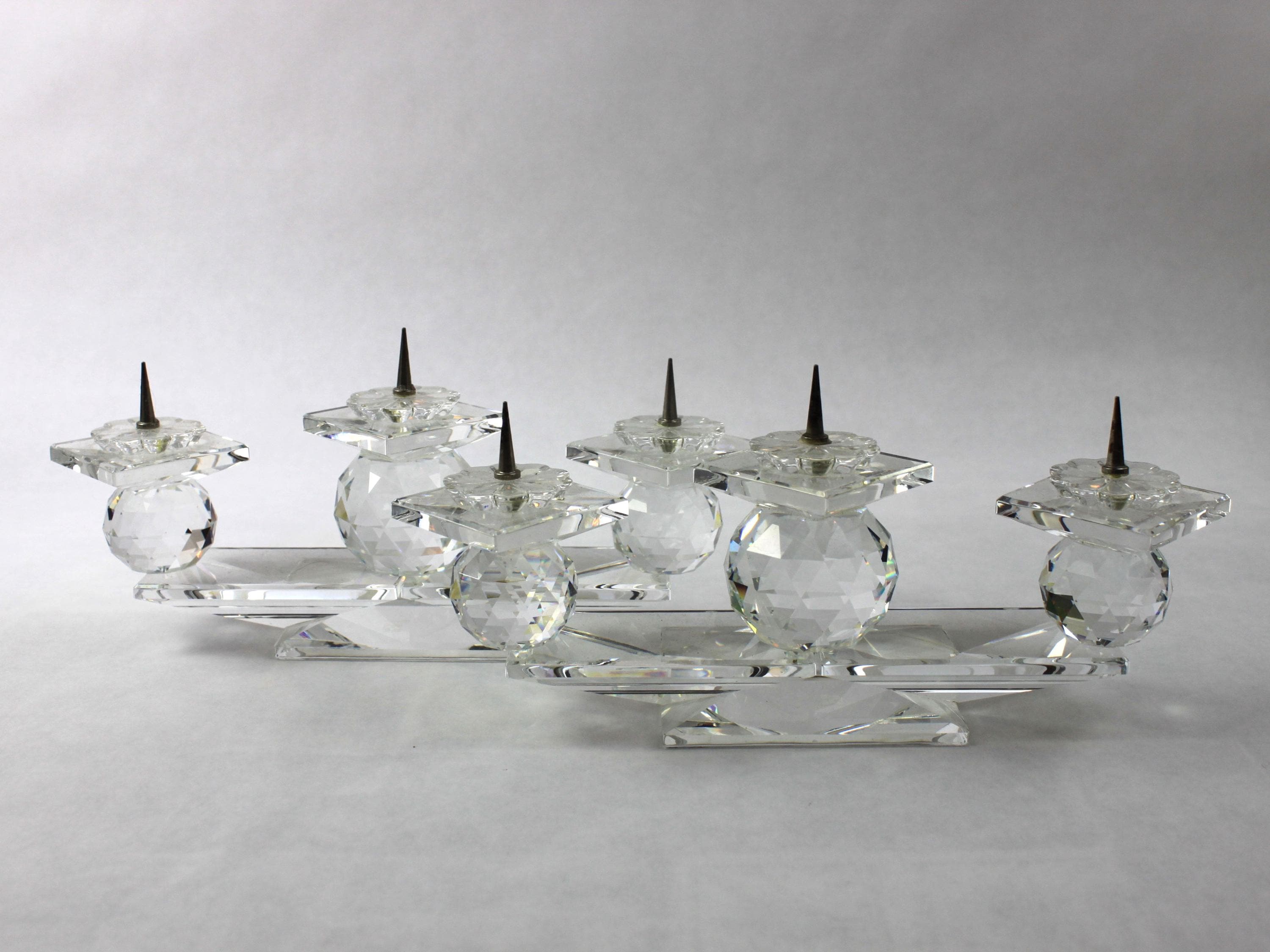Swarovski Crystal Candle Holders - Etsy