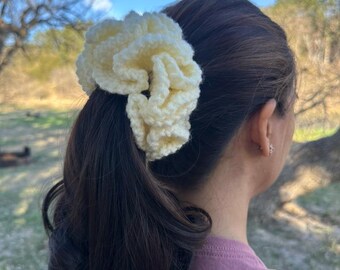Handmade Crochet Chunky Scrunchie