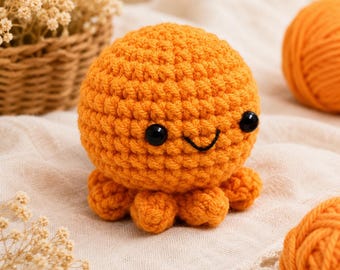 Beginner Octopus Crochet Kit – DIY Amigurumi Ocean Plush (Video Tutorial)
