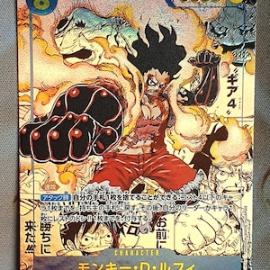 one piece card game gear 4 luffy Monkey D. P-006 PROMO V Jump Mint  japanmaster Graded by New MANGA RARE revealed! 