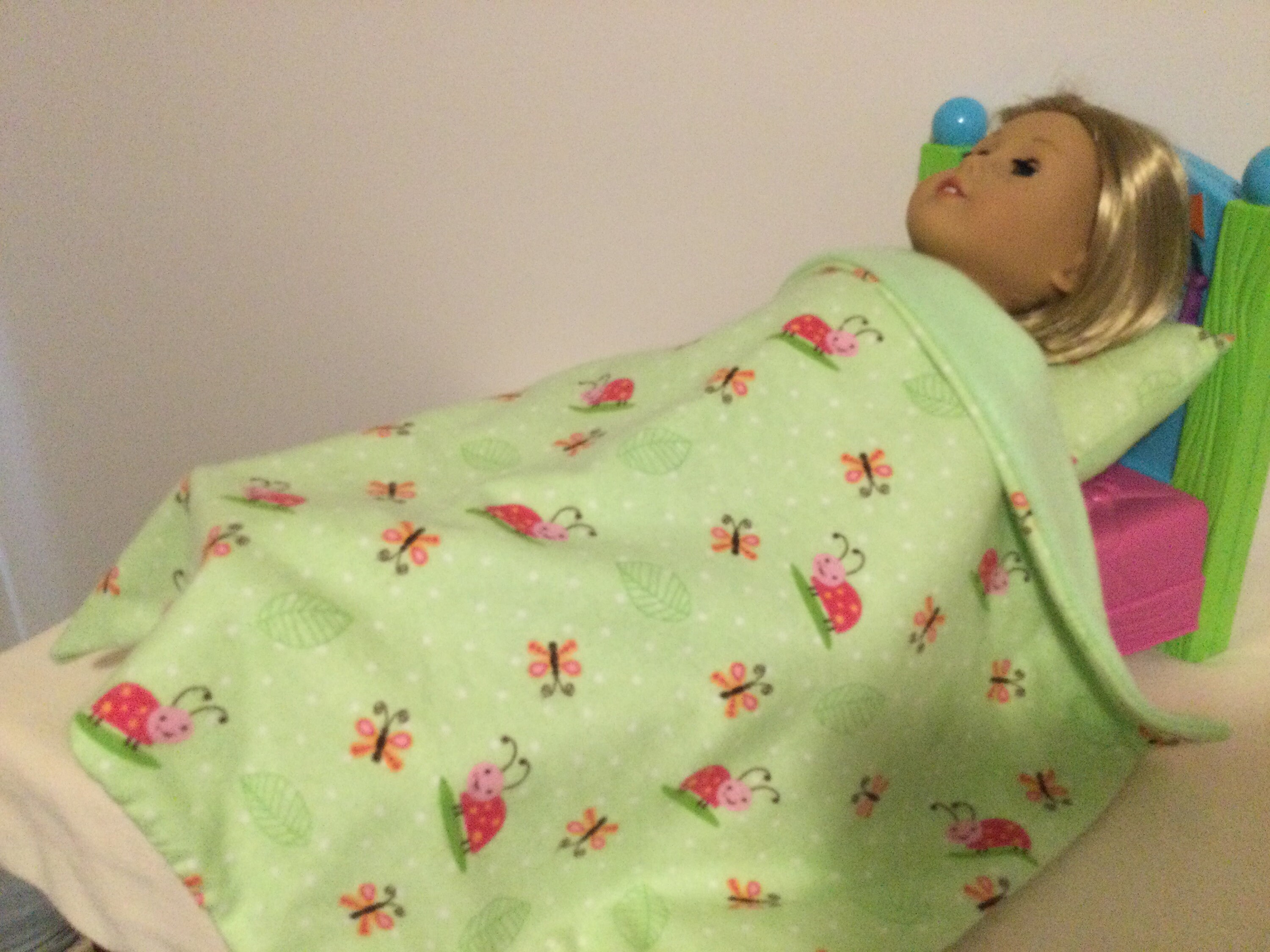 Baby Doll Blanket and Pillow Sets. Choice of Three Prints. Etsy