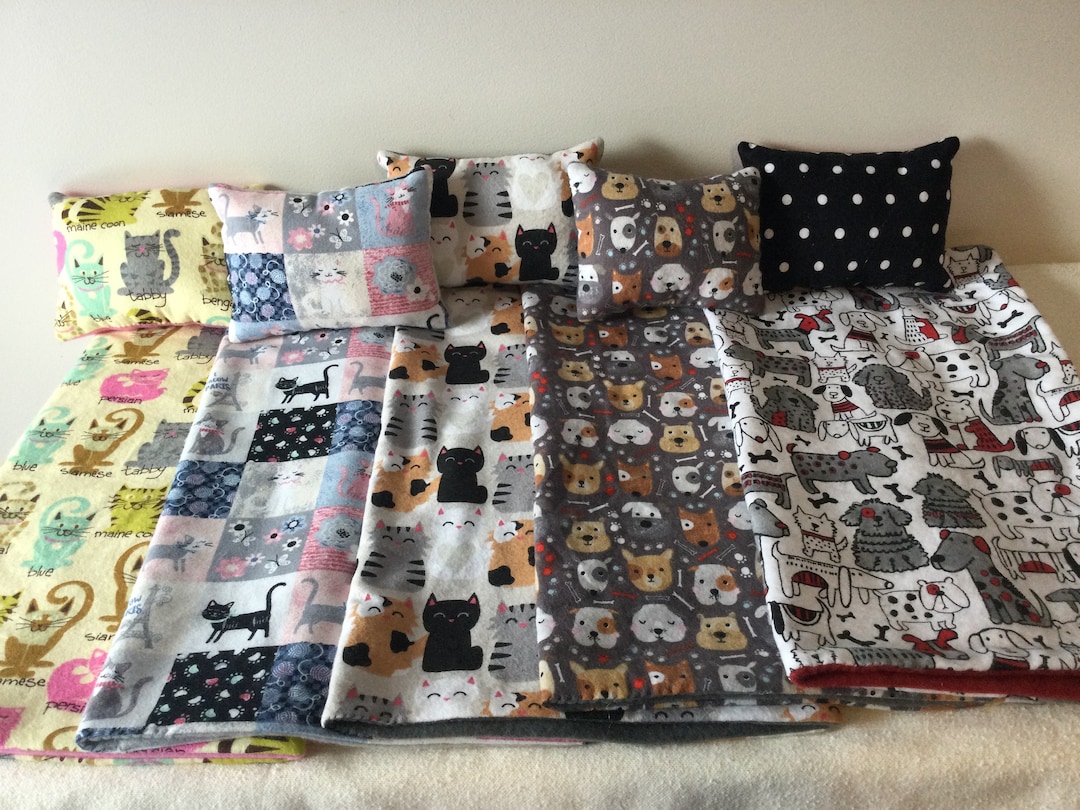 Baby Doll Blanket and Pillow Sets. Choice of Five Different Etsy