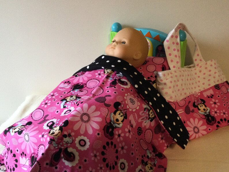 Baby Doll Blanket and Pillow Sets in Girls Favorite Minnie Etsy