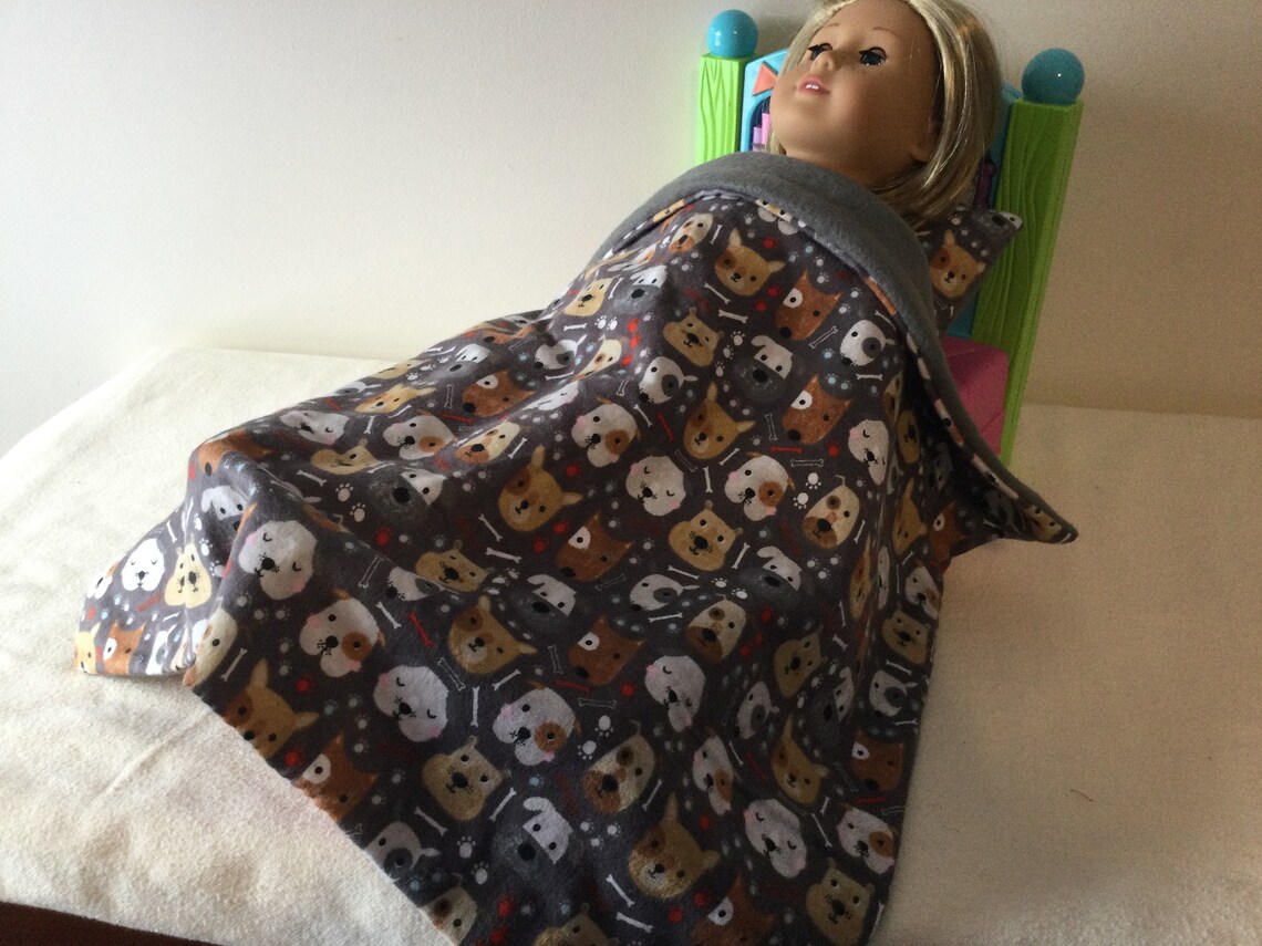 Baby Doll Blanket and Pillow Sets. Choice of Five Different Etsy