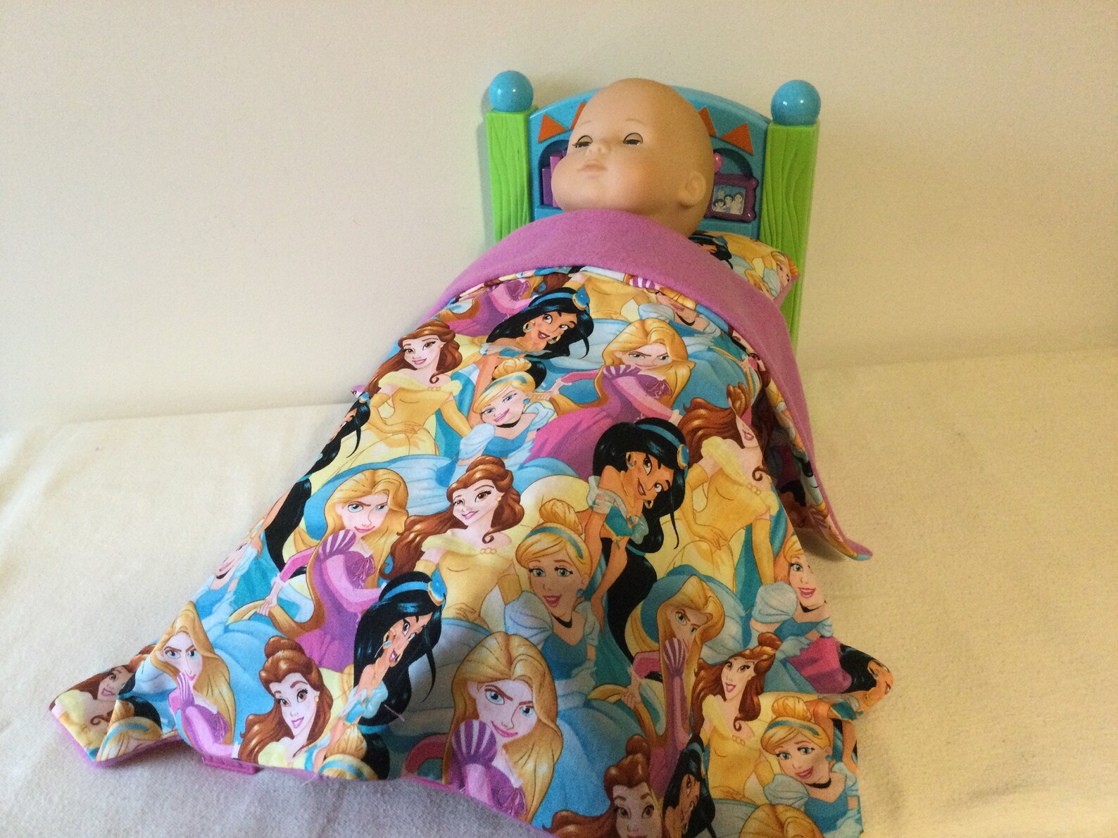 Baby Doll Blanket and Pillow Sets in Princess in Bright Etsy