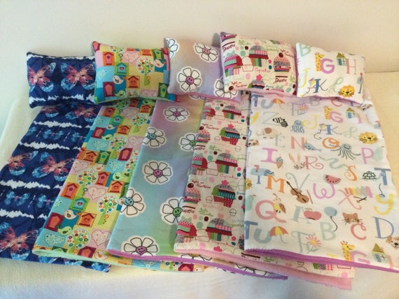 Baby Doll Blanket and Pillow Sets. Choice of Five Prints. Covers AG Bitty Babies or Baby Dolls up to 18 Inches in Most Beds or Cradles. Etsy Canada