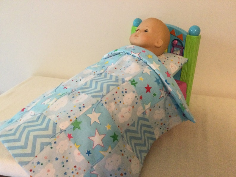 Baby Doll Blanket and Pillow Sets in Bright Colors. Made to Etsy