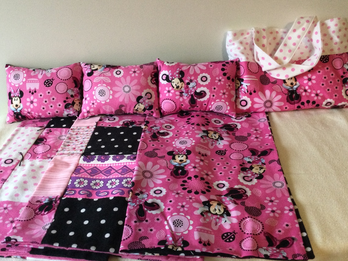 Baby Doll Blanket and Pillow Sets in Girls Favorite Minnie Etsy