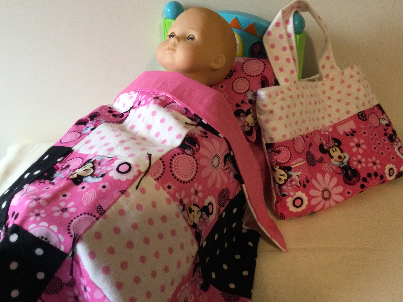 Baby Doll Blanket and Pillow Sets in Girls Favorite Minnie Etsy