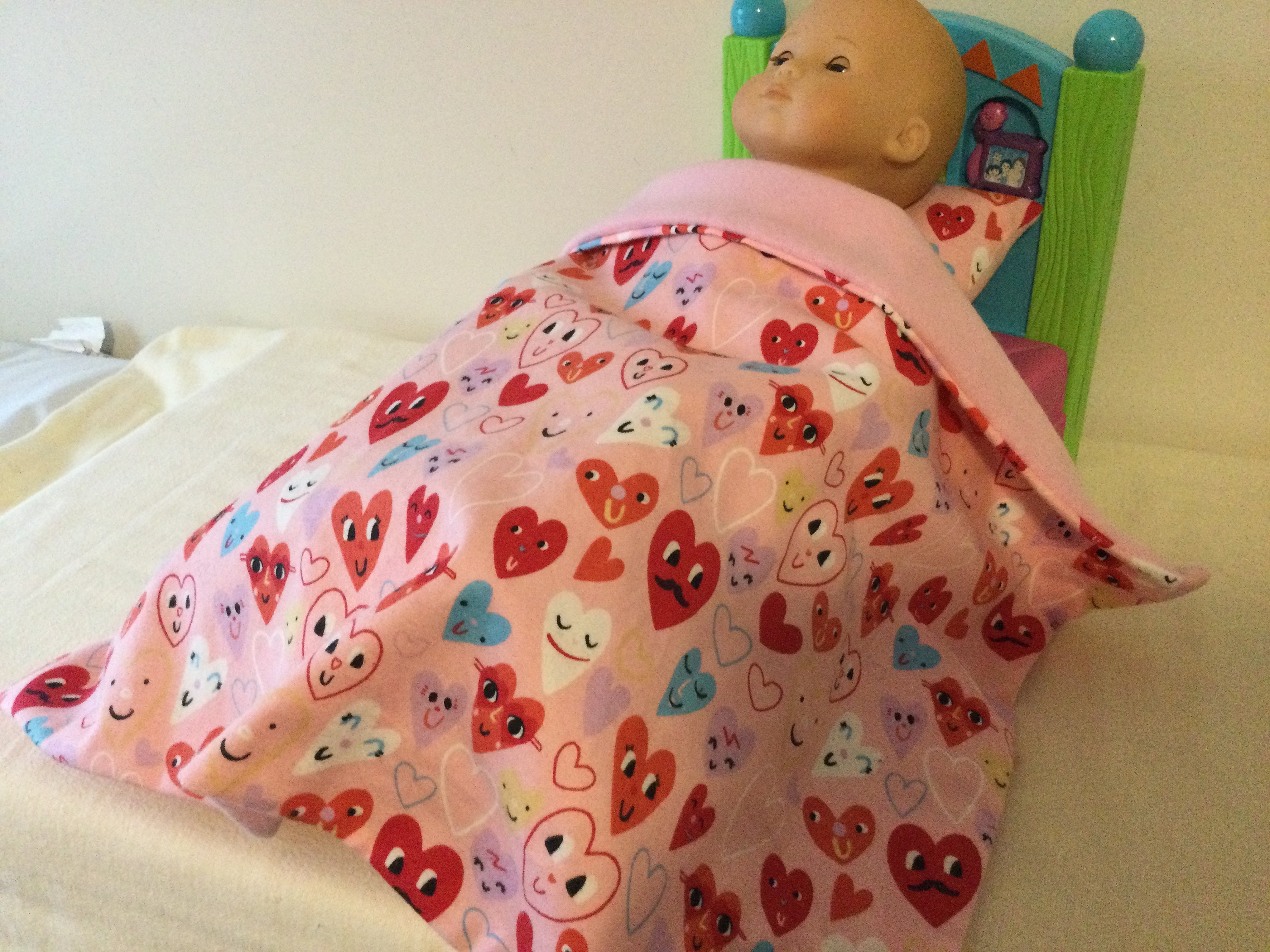 Baby Doll Blanket and Pillow Sets. Choice of Three Prints. Etsy