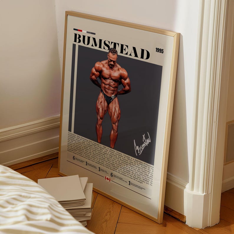 Chris Bumstead Gym Motivation Art, Cbum Bodybuilding Poster, Digital ...