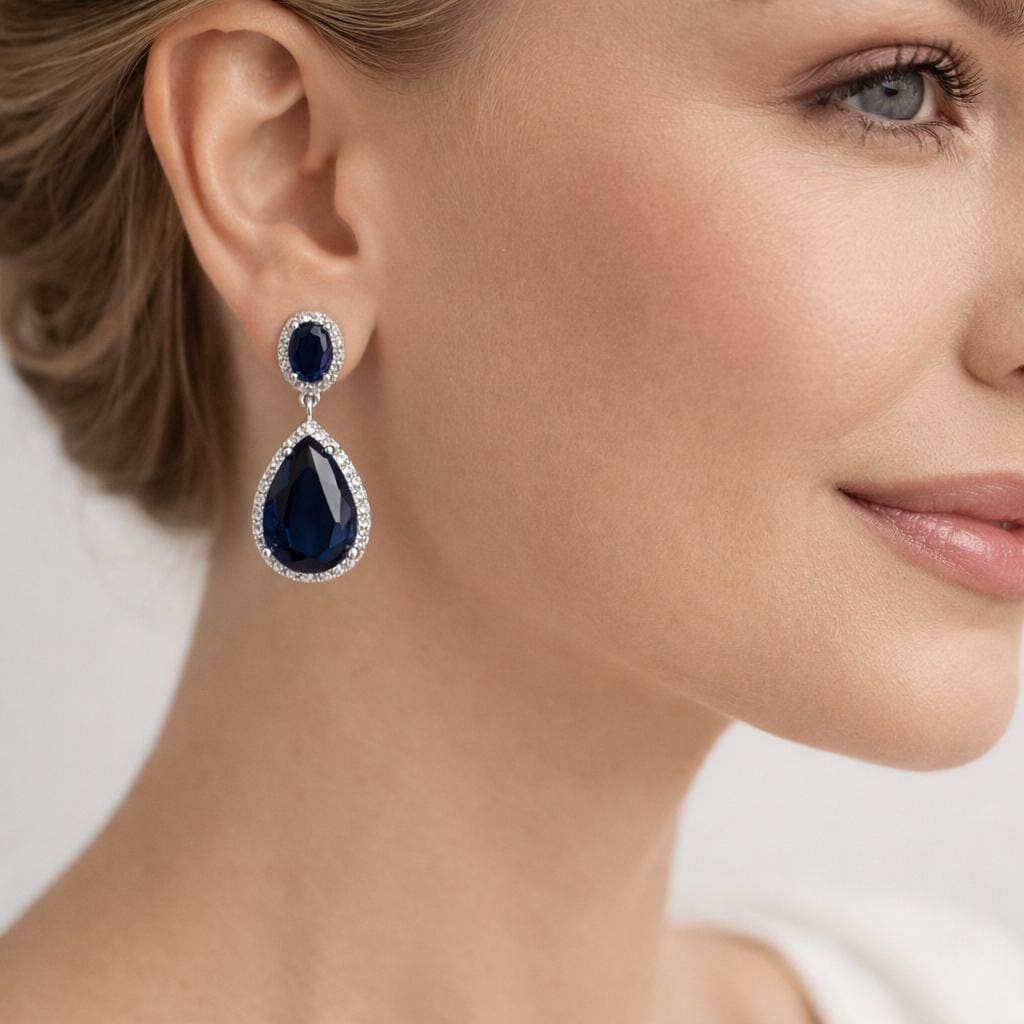 earrings with navy blue dress Earrings for Navy Blue Gown
