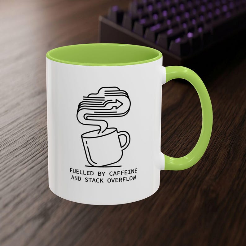 Developer Mug – Caffeine Stack Overflow Line Art Coffee Cup (11 oz or 15 oz) image 9