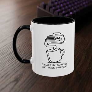 Developer Mug – Caffeine Stack Overflow Line Art Coffee Cup (11 oz or 15 oz) image 11