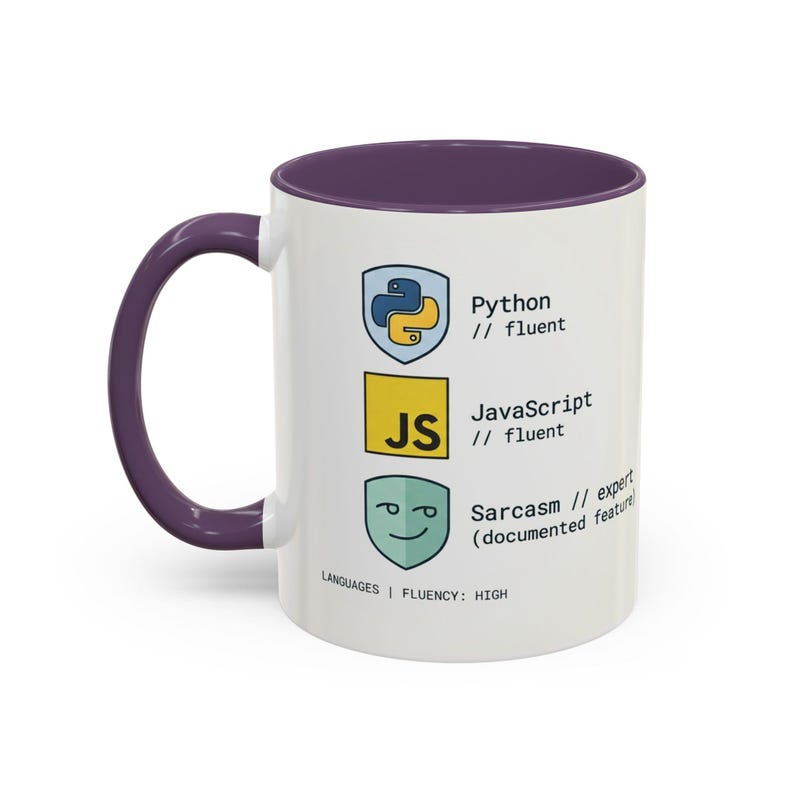 Programmer Mug | Python JavaScript Sarcasm Expert Coder Coffee Cup image 19