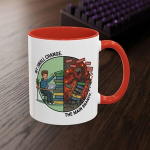 Git Merge Conflict Mug | Funny Programmer Coffee Cup | Version Control Humor (11oz or 15oz)
