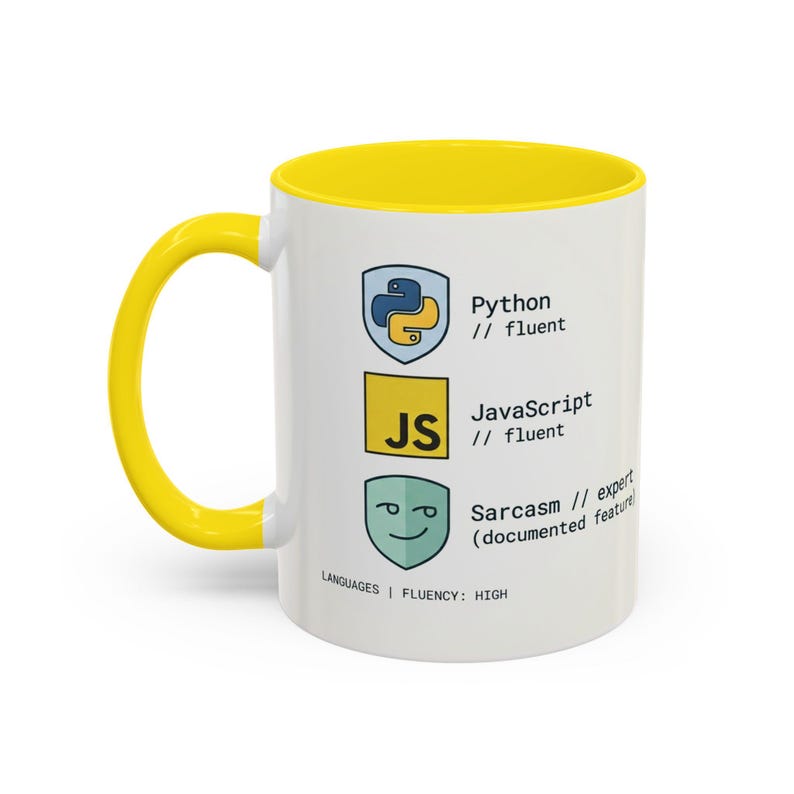 Programmer Mug | Python JavaScript Sarcasm Expert Coder Coffee Cup image 17