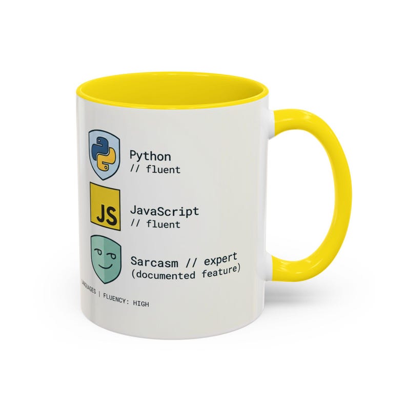 Programmer Mug | Python JavaScript Sarcasm Expert Coder Coffee Cup image 8