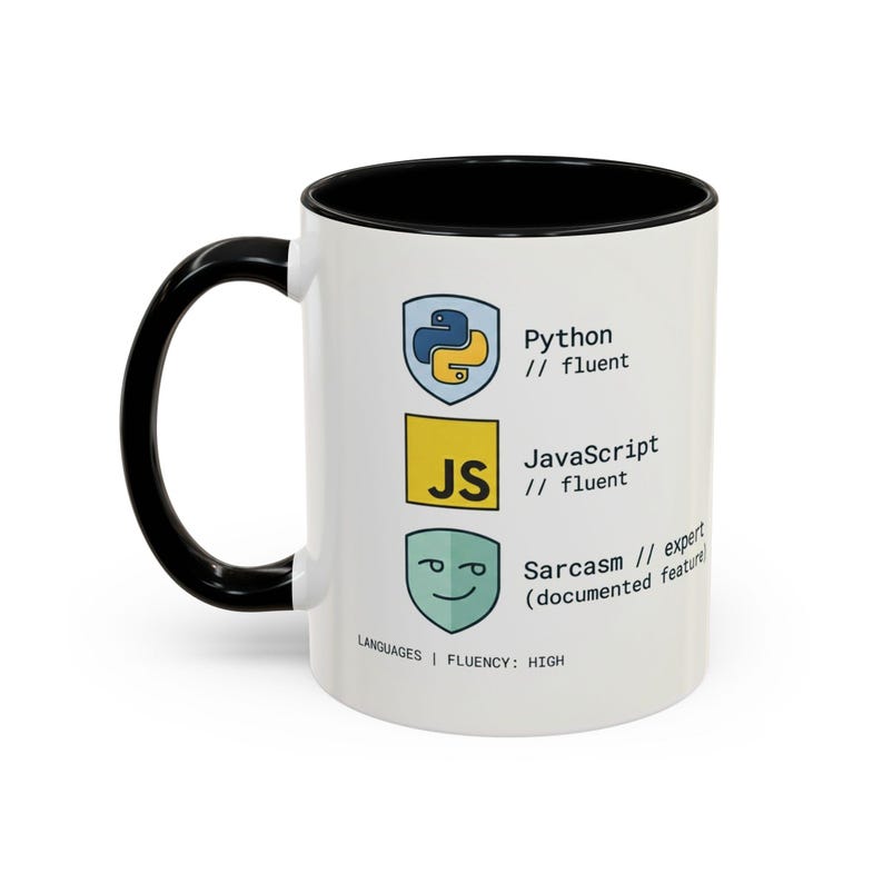 Programmer Mug | Python JavaScript Sarcasm Expert Coder Coffee Cup image 11
