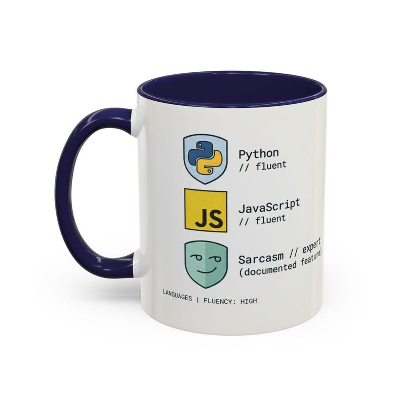 Programmer Mug | Python JavaScript Sarcasm Expert Coder Coffee Cup image 12