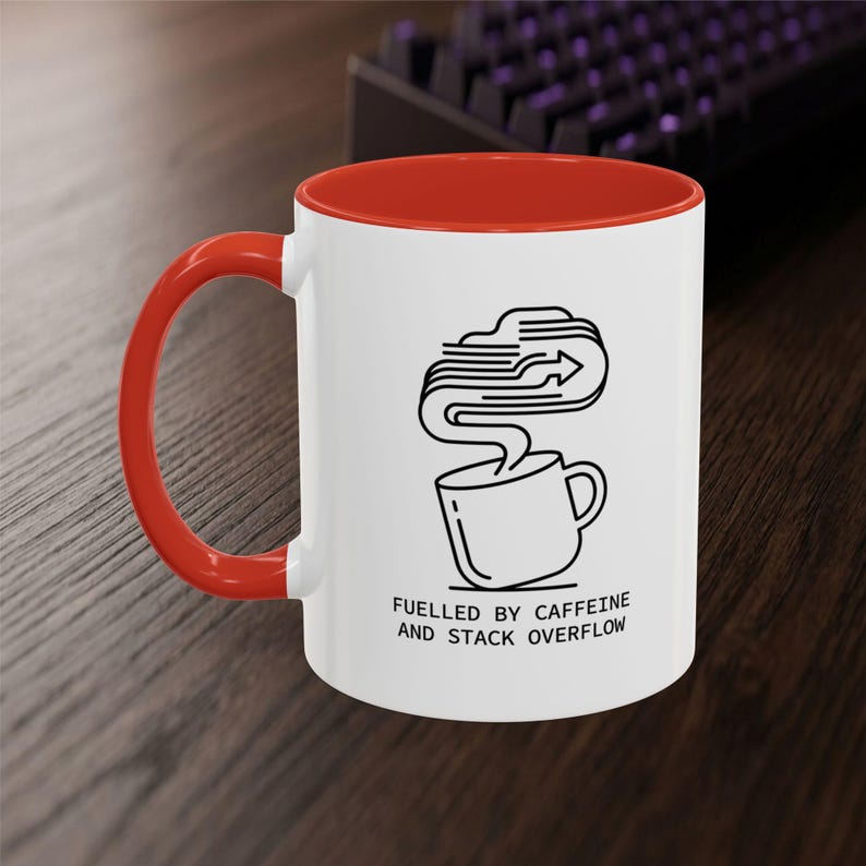 Developer Mug – Caffeine Stack Overflow Line Art Coffee Cup (11 oz or 15 oz) image 14