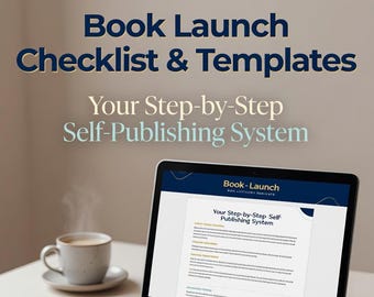 Book Launch Checklist & Templates | Complete Self-Publishing Prompt Kit | Title, Keywords, Cover Brief and Launch Plan | Instant Download