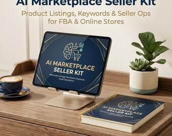 AI Marketplace Seller Kit for FBA & Online Stores | Product Listings, Keywords, A+ Content and PPC Ad Prompt Kit | Instant Download