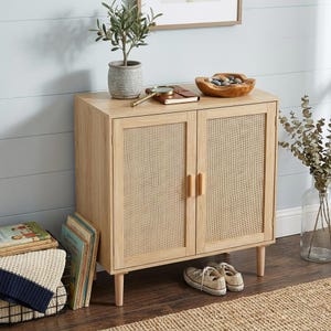 Rattan Cane Cabinet - Etsy