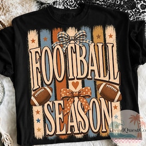 Football Season PNG, Trendy Stripes Football Mom Png, Football Fall Sports Sublimation Design, Vintage Football Fan Png, Game Day Shirt png image 7