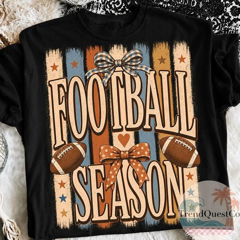 Football Season PNG, Trendy Stripes Football Mom Png, Football Fall Sports Sublimation Design, Vintage Football Fan Png, Game Day Shirt png image 7