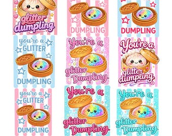 You’re a Glitter Dumpling PNG Bundle, Girly Floral Trendy Kid Design, Cute Dumpling, Trending Stripes Png, Glitter Dumpling, Kawaii Dumpling