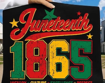 Juneteenth 1865 PNG, African American Freedom Shirt Design, Black History Sublimation, Retro Pan African Pride Tee PNG, afro woman png