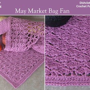 Dishcloth and Market Bag Crochet Pattern PDF Mesh Bag Tote Reusable Grocery Bag Sack Dish Cloth Washcloth Wash Cloth Dish Rag