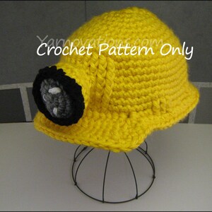 Coal Miner Helmet and Mining Set Crochet Pattern hard hat, dynamite, blasting box and acme storage box, great playtime and Halloween costume image 4