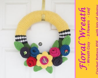 Summer Floral Wreath Crochet Pattern