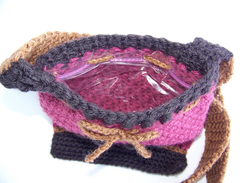 Dog Treat Pouch CROCHET PATTERN Dog Paw Purse image 4