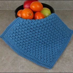 Dishcloth and Heartfelt Dish Towel CROCHET PATTERN PDF Tea Towel Dish Cloth Dishcloth Plus Series February image 3