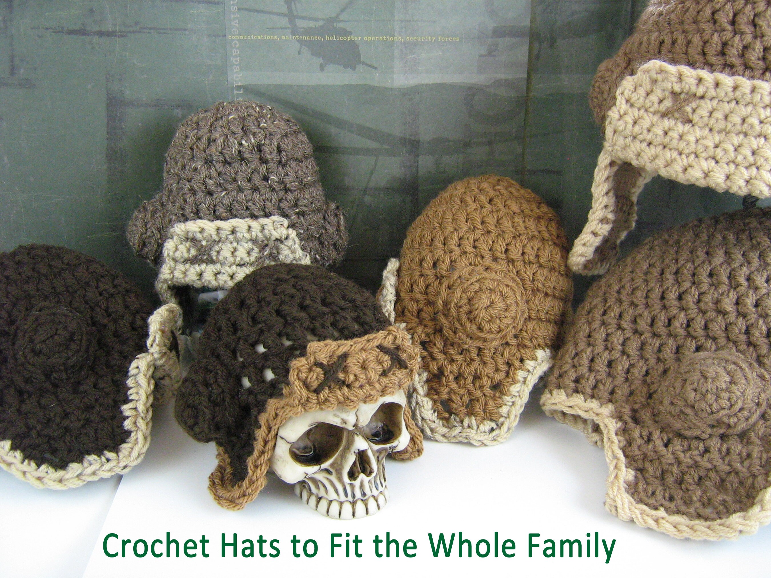 t*r様 Studded Crochet Headgear XG cocona Aviator Costume - Crochet Pattern PDF Hat Goggles Scarf Baby Child