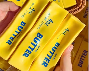 Squishy Butter Stick, Sensory, Fidget Desk top, Realistic Handmade, Slow Rise, Top Notch Quality, Stress Relief Toy.