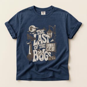 Camiseta Comfort Colors® The Last of the Bugs, camiseta de concierto indie folk, camiseta Comfort Colors Vintage Collage, camiseta retro de insectos imagen 6