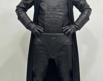 Darth Vader Costume Full Armor Suit & Cape Robe | Star Wars Cosplay Outfit, Black Knight Vader Set and Mandalorian-Inspired Design