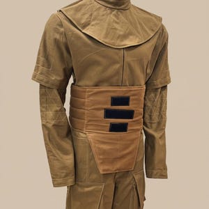 Conjunto de traje de vuelo para cosplay de Mandalorian, atuendo completo de cazarrecompensas con chaleco antibalas y armadura base. imagen 5