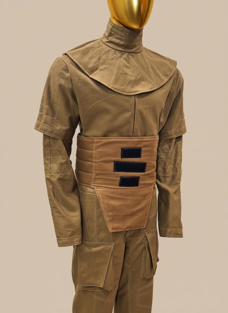 Conjunto de traje de vuelo para cosplay de Mandalorian, atuendo completo de cazarrecompensas con chaleco antibalas y armadura base. imagen 5